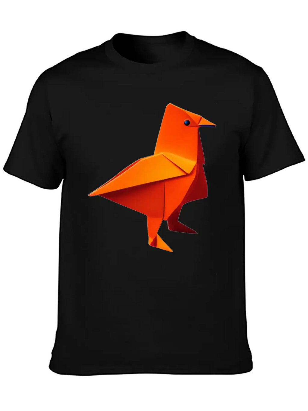Origami Cute Bird Unisex Casual T-Shirt – Clean Design For Daily Comfort