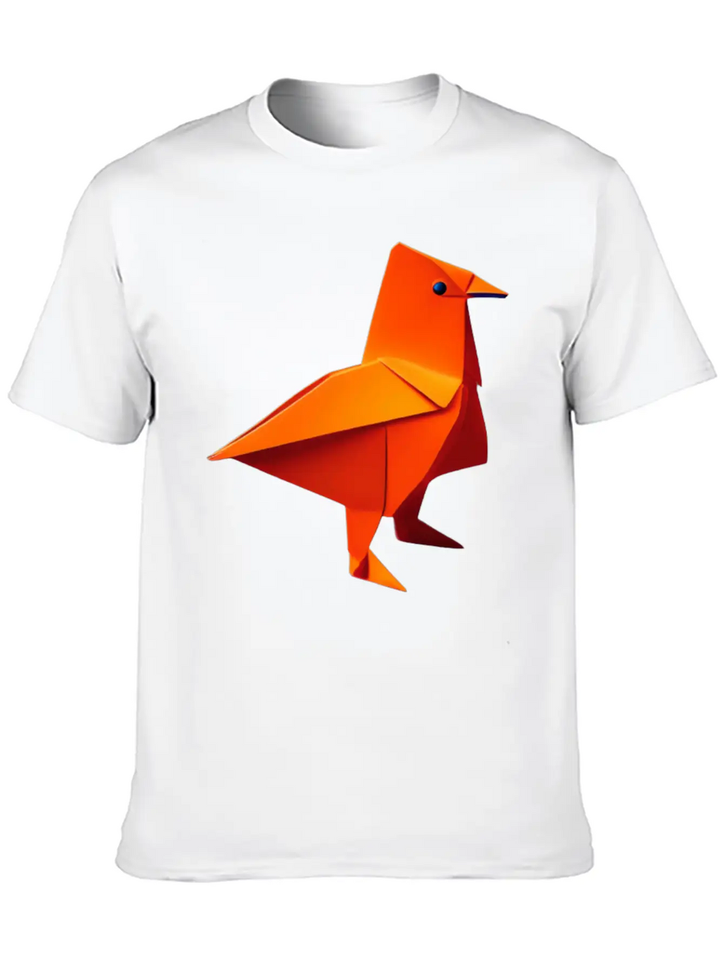 Origami Cute Bird Unisex Casual T-Shirt – Clean Design For Daily Comfort
