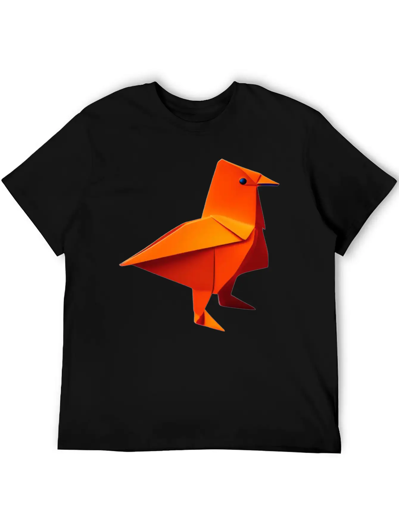 Origami Cute Bird Unisex Casual T-Shirt – Clean Design For Daily Comfort