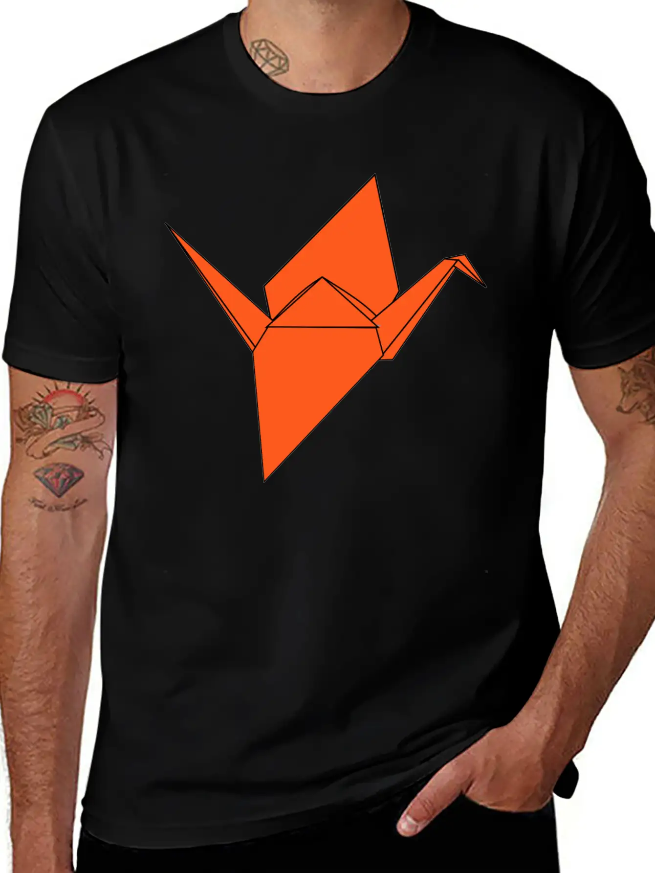 Origami Paper Plane Papier Flugzeug33 Unisex Casual T-Shirt – Clean Design For Daily Comfort