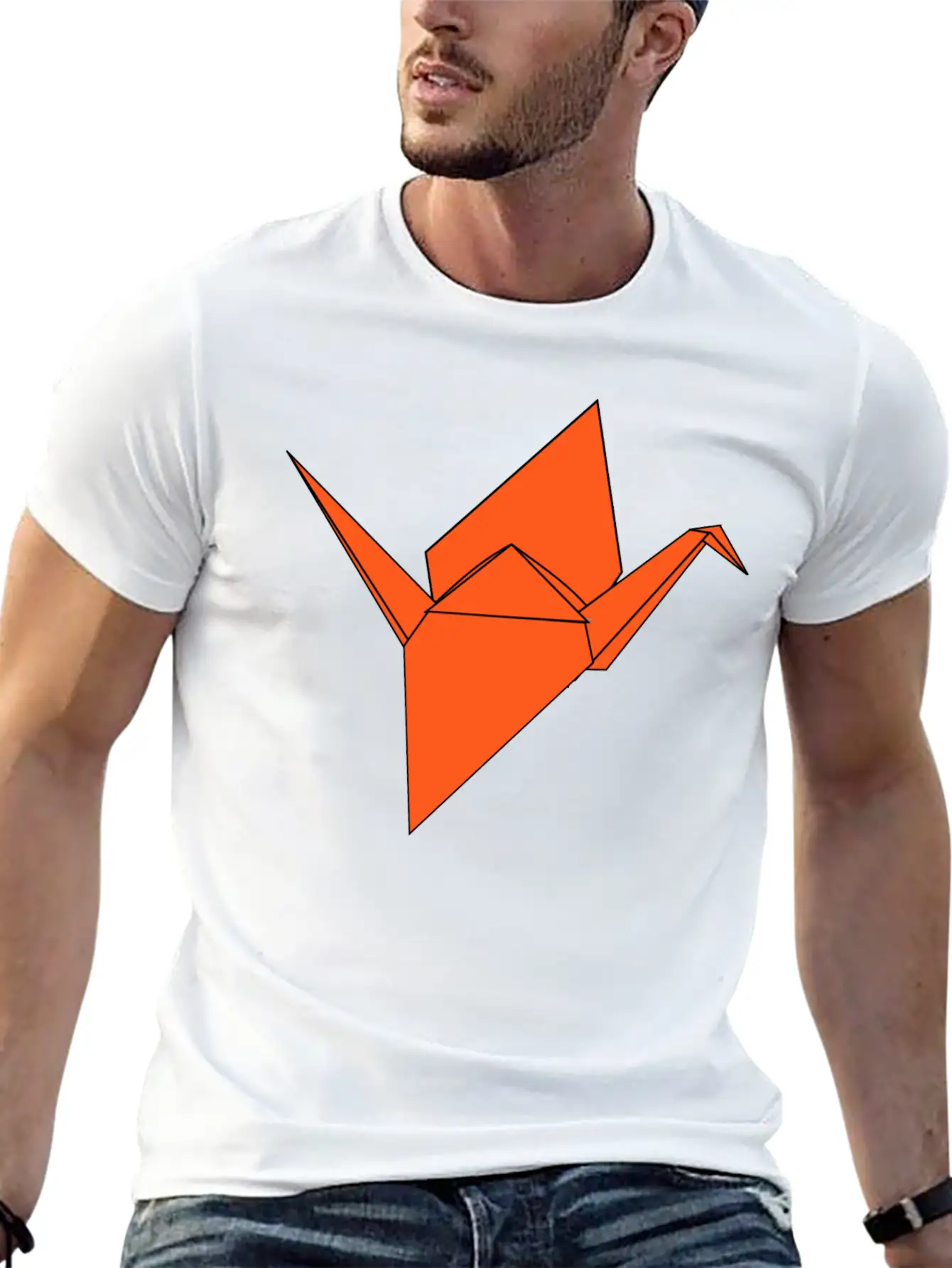 Origami Paper Plane Papier Flugzeug33 Unisex Casual T-Shirt – Clean Design For Daily Comfort