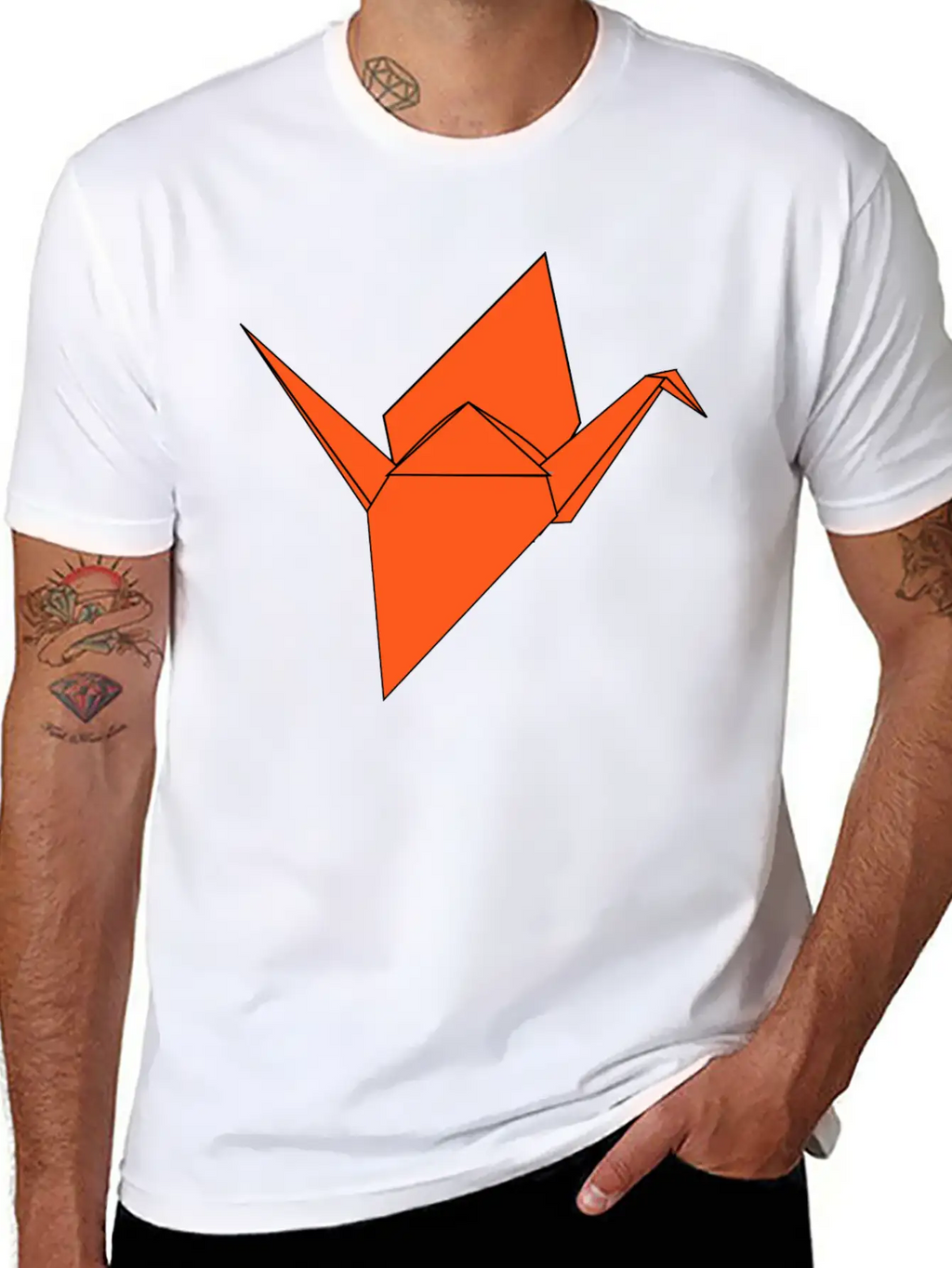 Origami Paper Plane Papier Flugzeug33 Unisex Casual T-Shirt – Clean Design For Daily Comfort