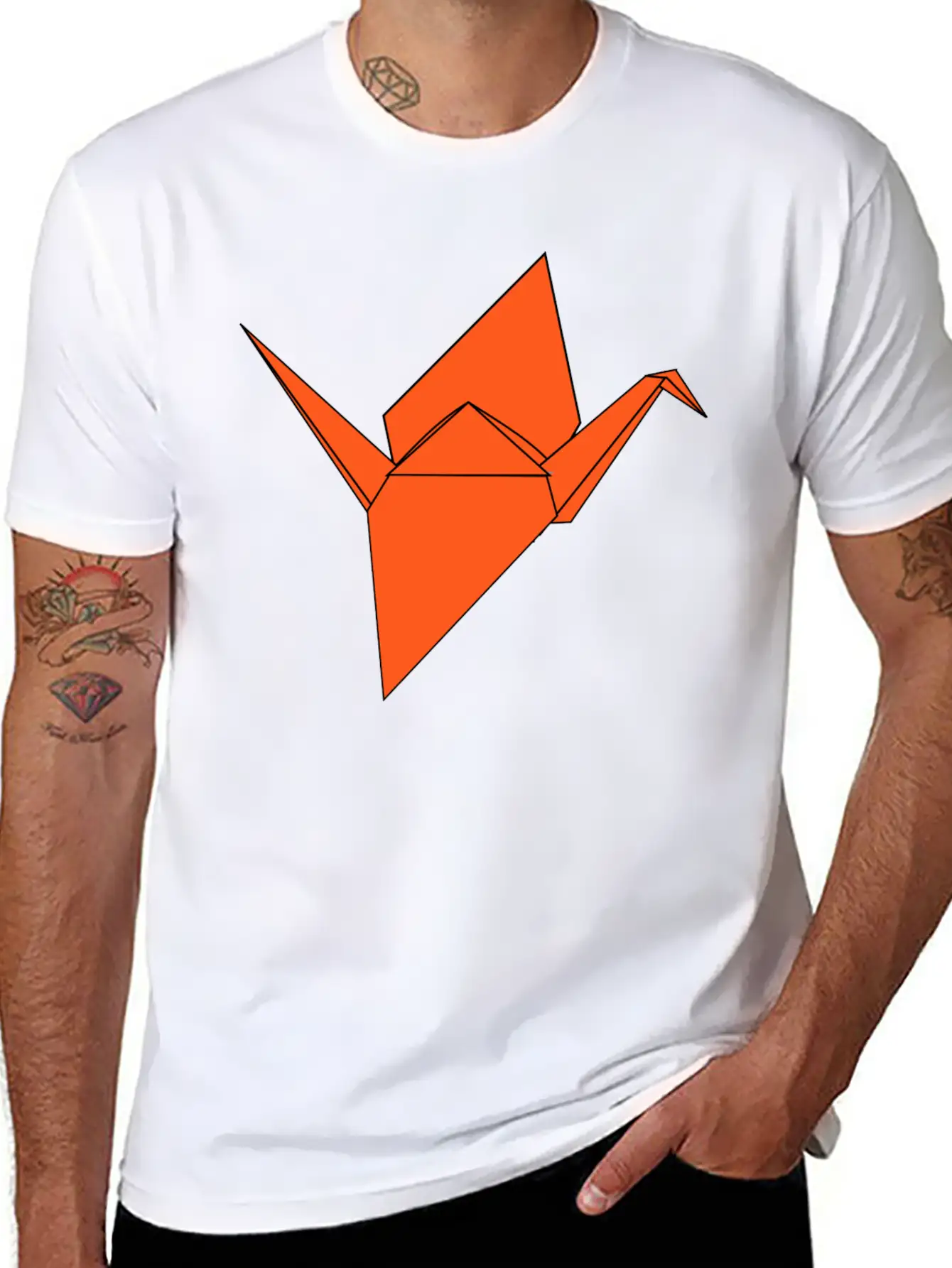 Origami Paper Plane Papier Flugzeug33 Unisex Casual T-Shirt – Clean Design For Daily Comfort