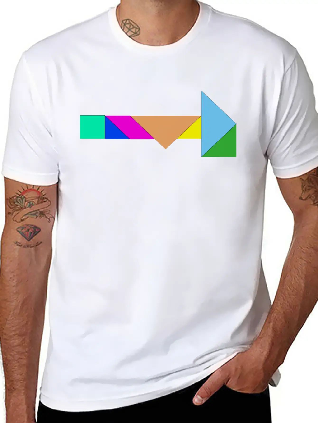 Origami Tiere Falten Basteln Papier Paper5 Unisex Short Sleeve Soft Cotton T-Shirt – Casual Everyday Wear