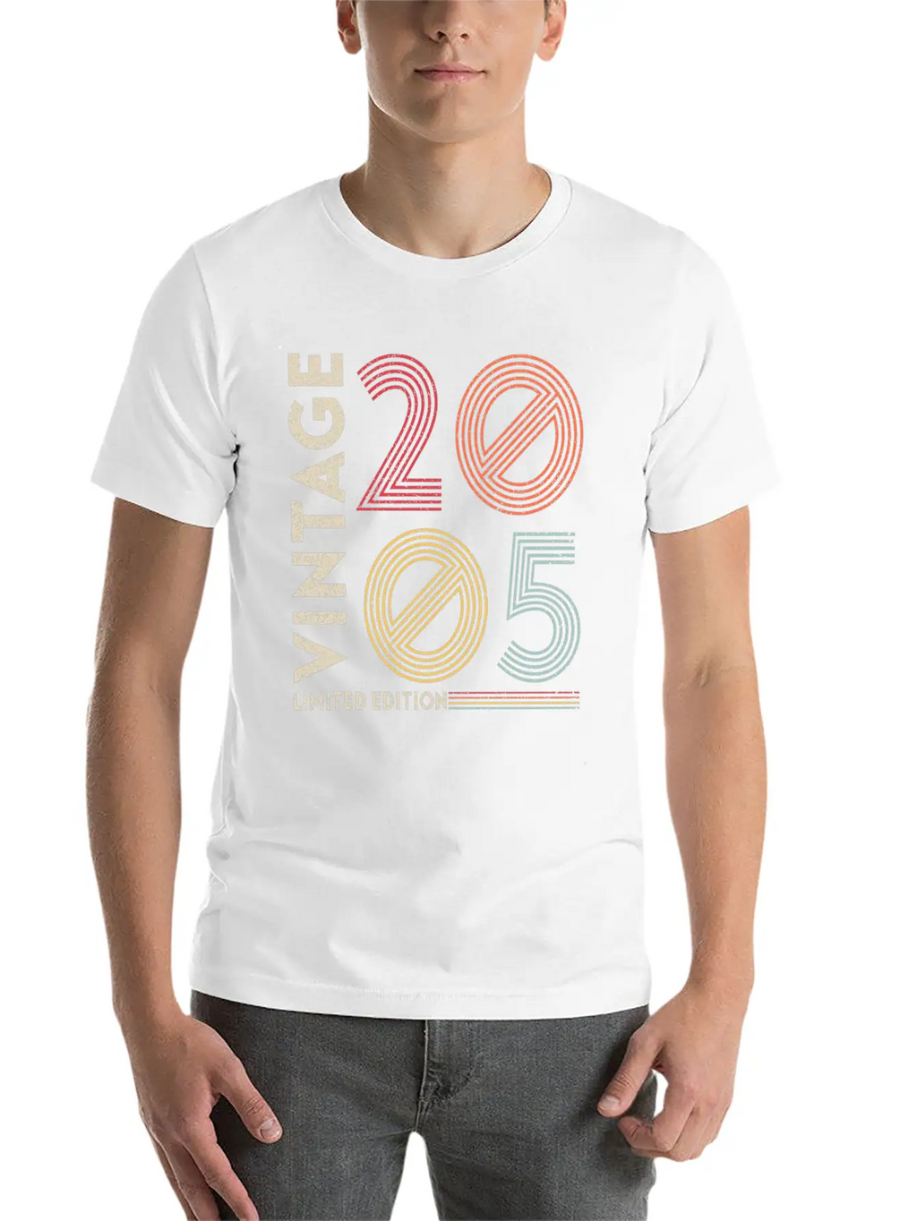 Original 2005 Vintage Vintage Anniversary Retro Unisex Short Sleeve Soft Cotton T-Shirt – Casual Everyday Wear
