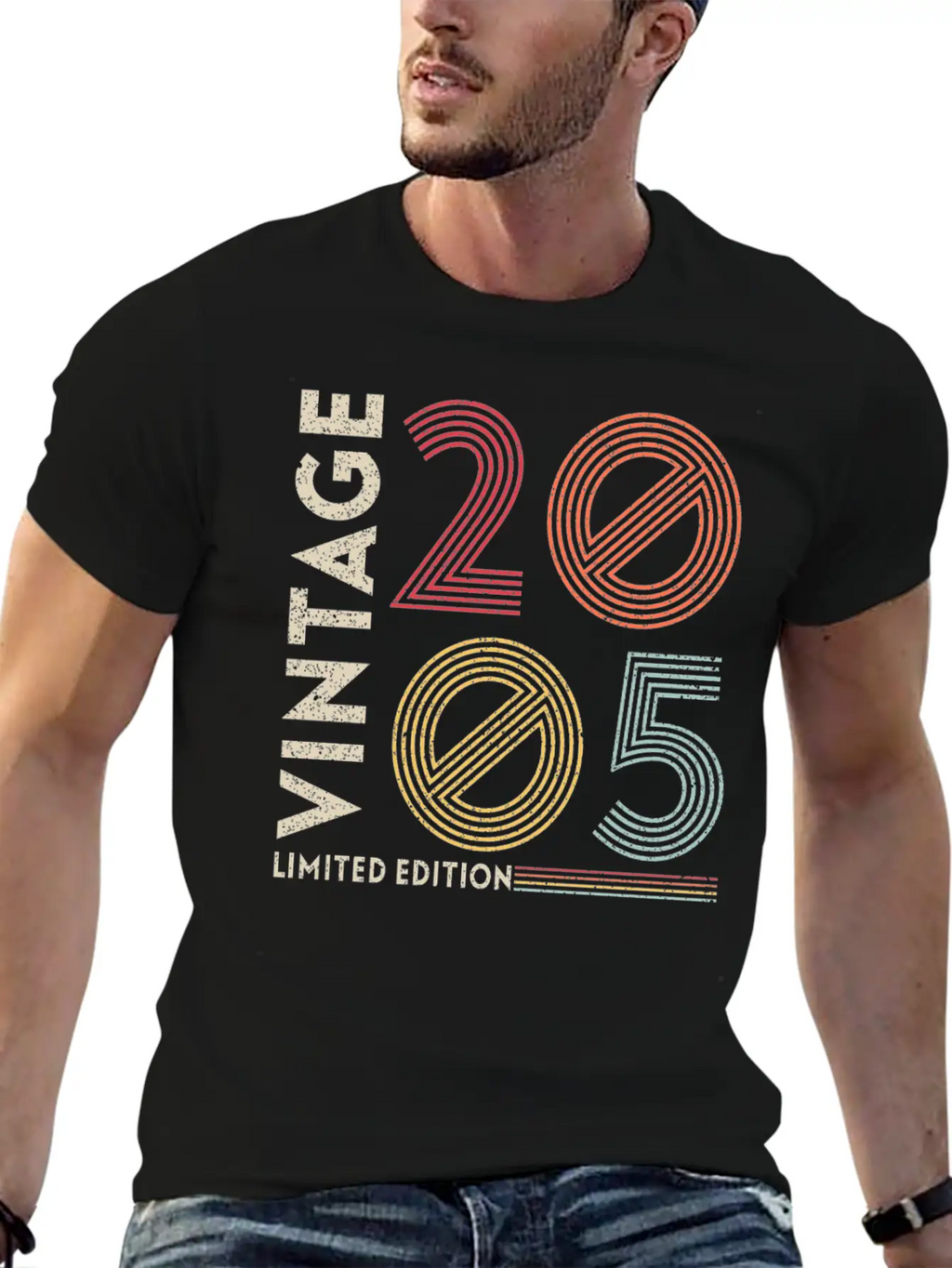 Original 2005 Vintage Vintage Anniversary Retro Unisex Short Sleeve Soft Cotton T-Shirt – Casual Everyday Wear