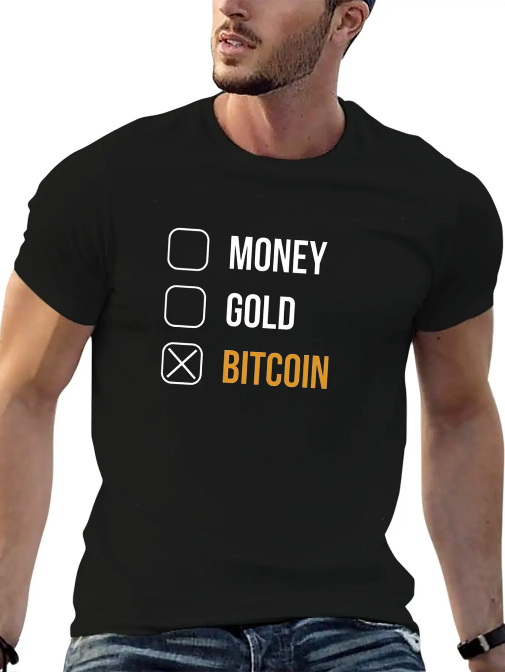 Original Bitcoin Crypto Currency Coin Cool Shirt Unisex Casual T-Shirt – Clean Design For Daily Comfort