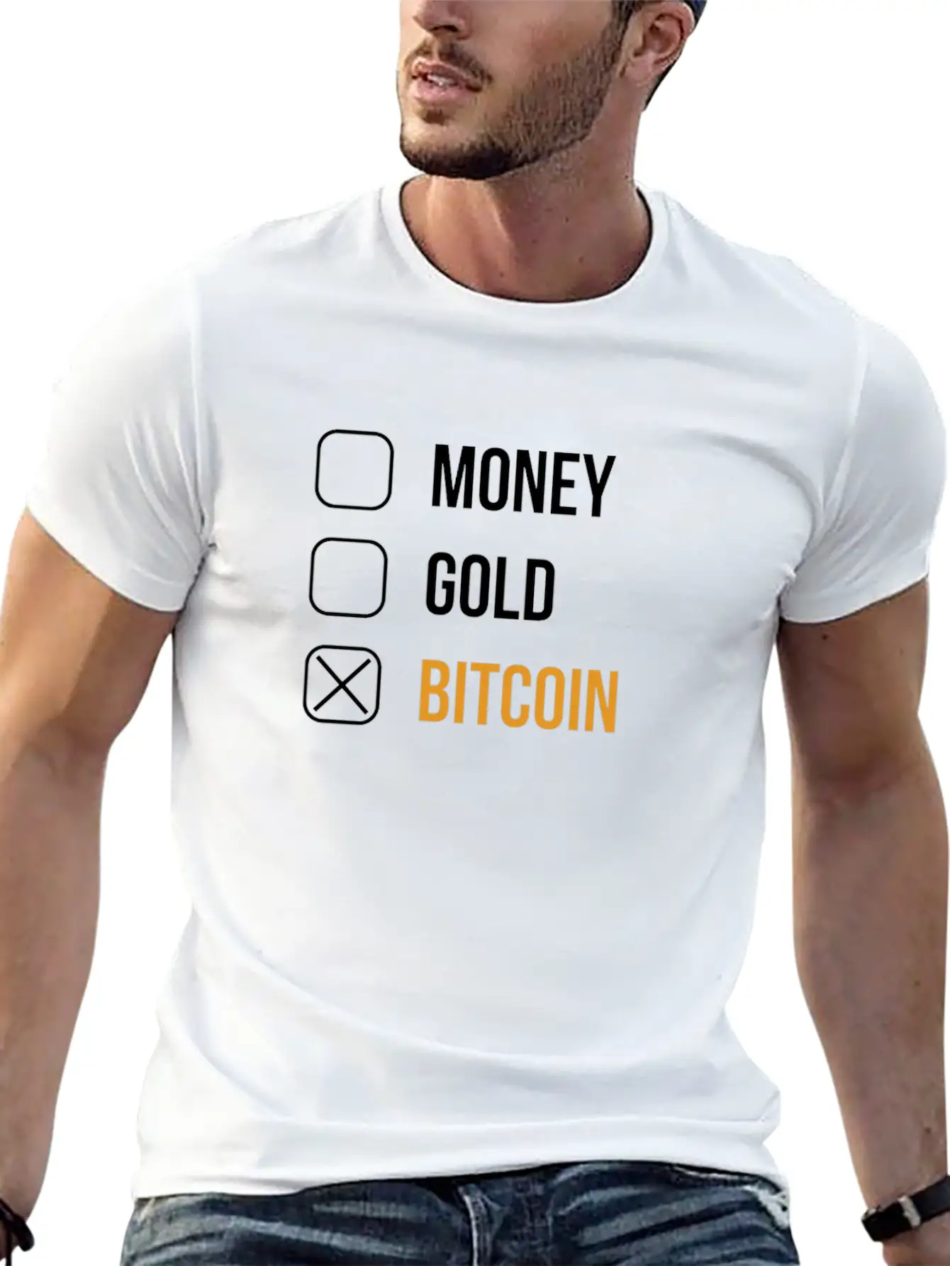Original Bitcoin Crypto Currency Coin Cool Shirt Unisex Casual T-Shirt – Clean Design For Daily Comfort