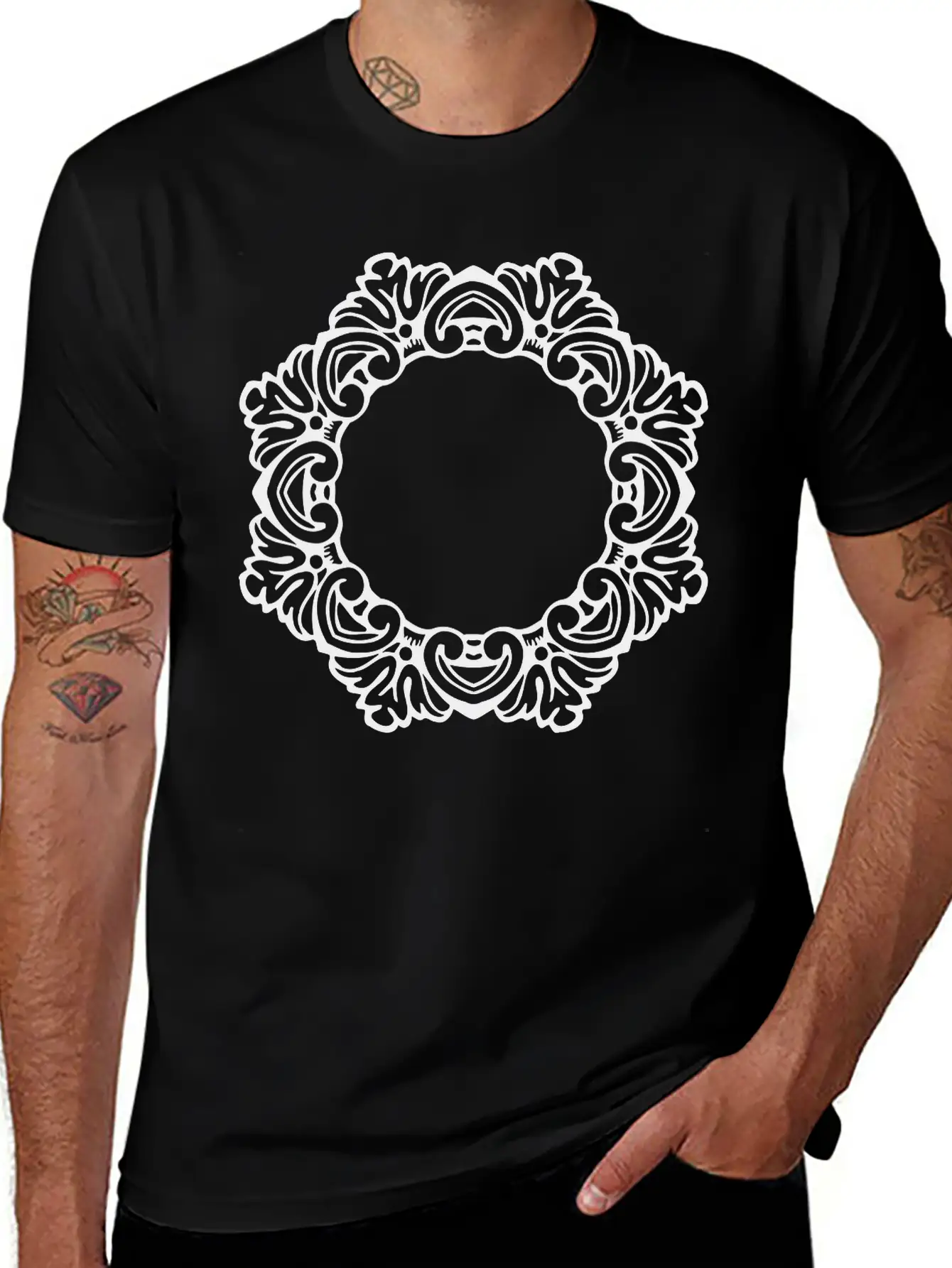 Ornate Frame 27 Unisex Casual T-Shirt – Clean Design For Daily Comfort
