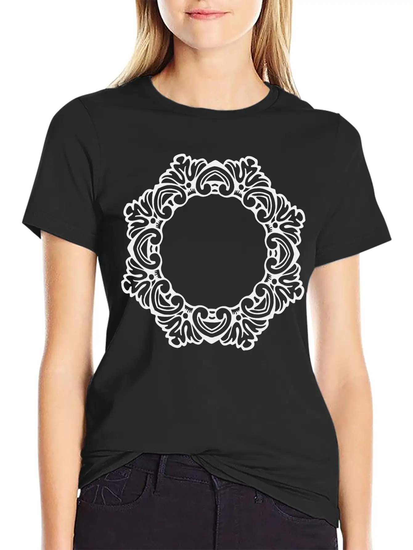 Ornate Frame 27 Unisex Casual T-Shirt – Clean Design For Daily Comfort