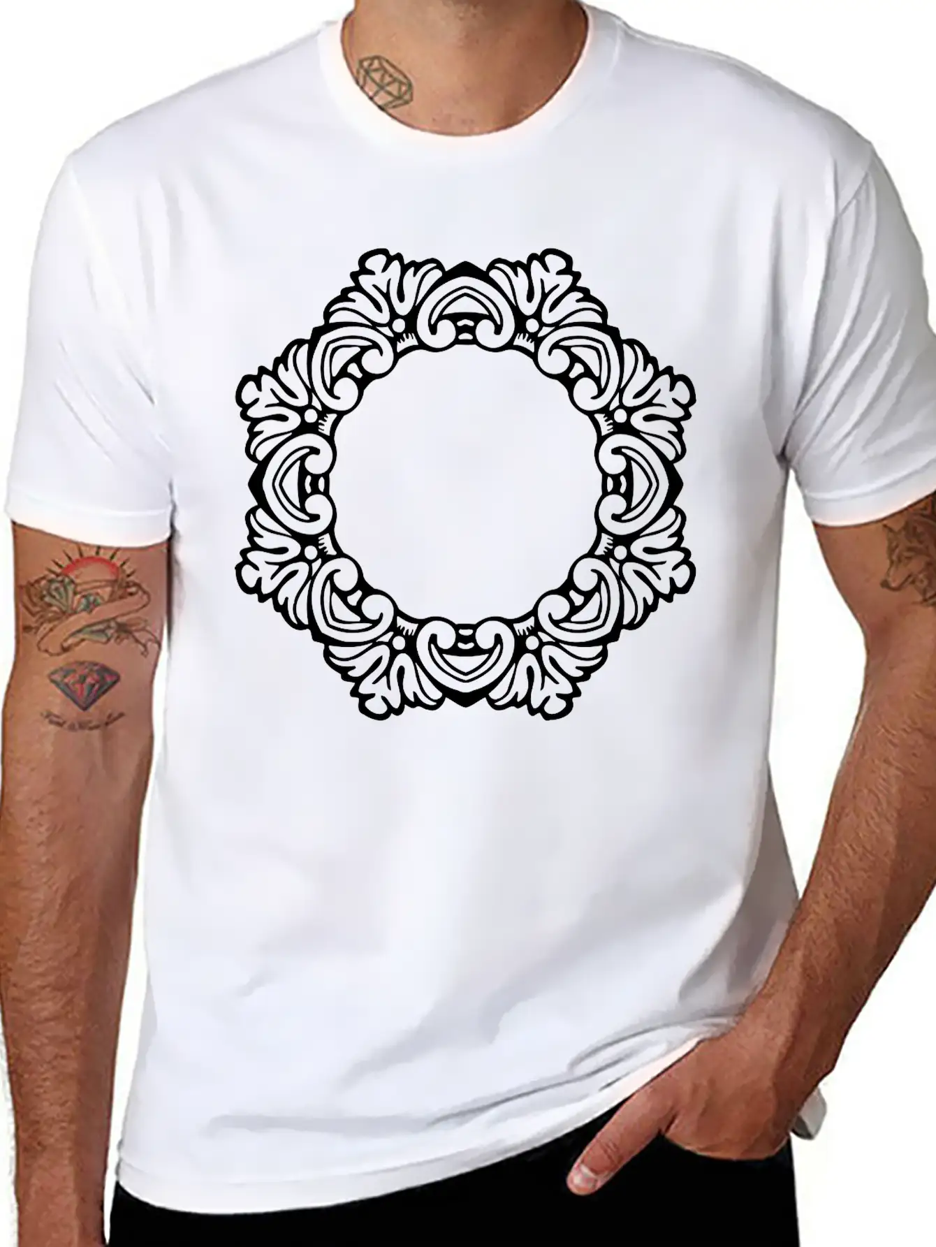 Ornate Frame 27 Unisex Casual T-Shirt – Clean Design For Daily Comfort