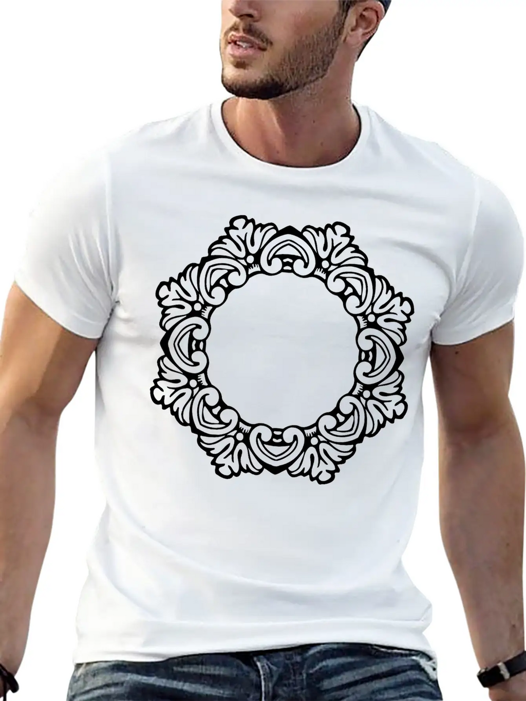 Ornate Frame 27 Unisex Casual T-Shirt – Clean Design For Daily Comfort