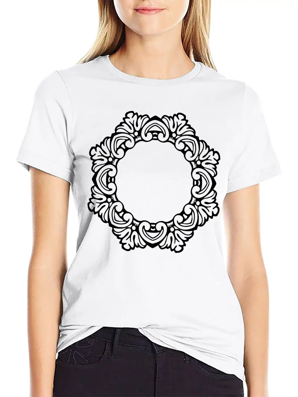 Ornate Frame 27 Unisex Casual T-Shirt – Clean Design For Daily Comfort