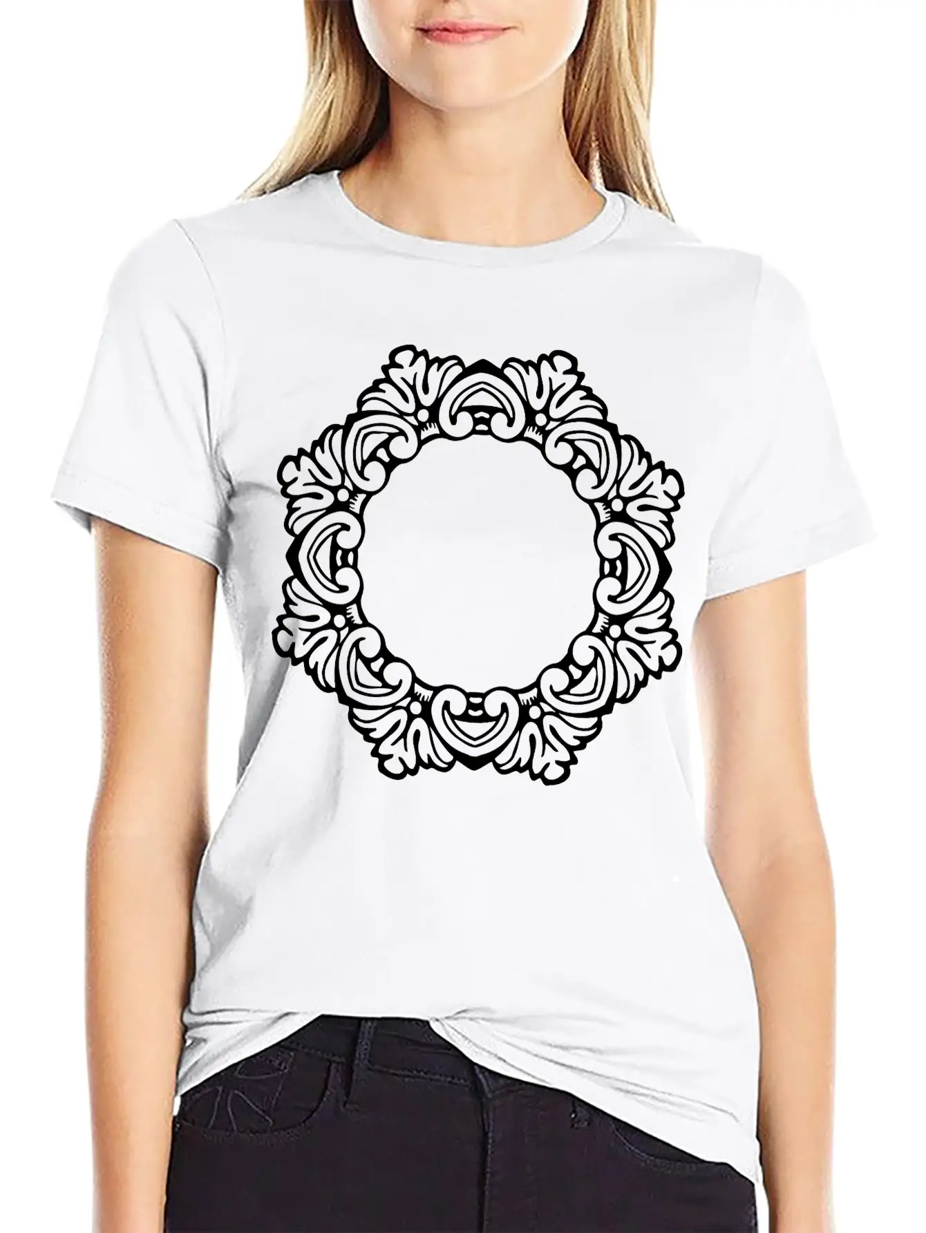 Ornate Frame 27 Unisex Casual T-Shirt – Clean Design For Daily Comfort