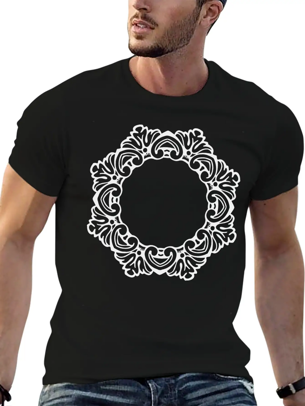 Ornate Frame 27 Unisex Casual T-Shirt – Clean Design For Daily Comfort