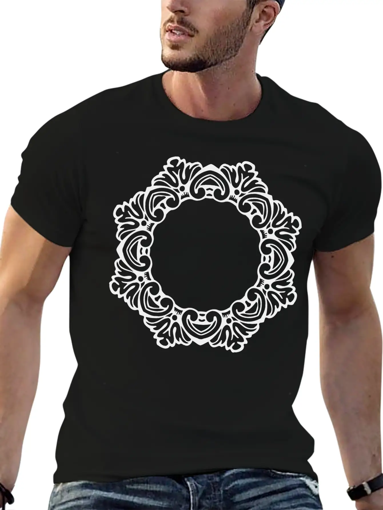 Ornate Frame 27 Unisex Casual T-Shirt – Clean Design For Daily Comfort