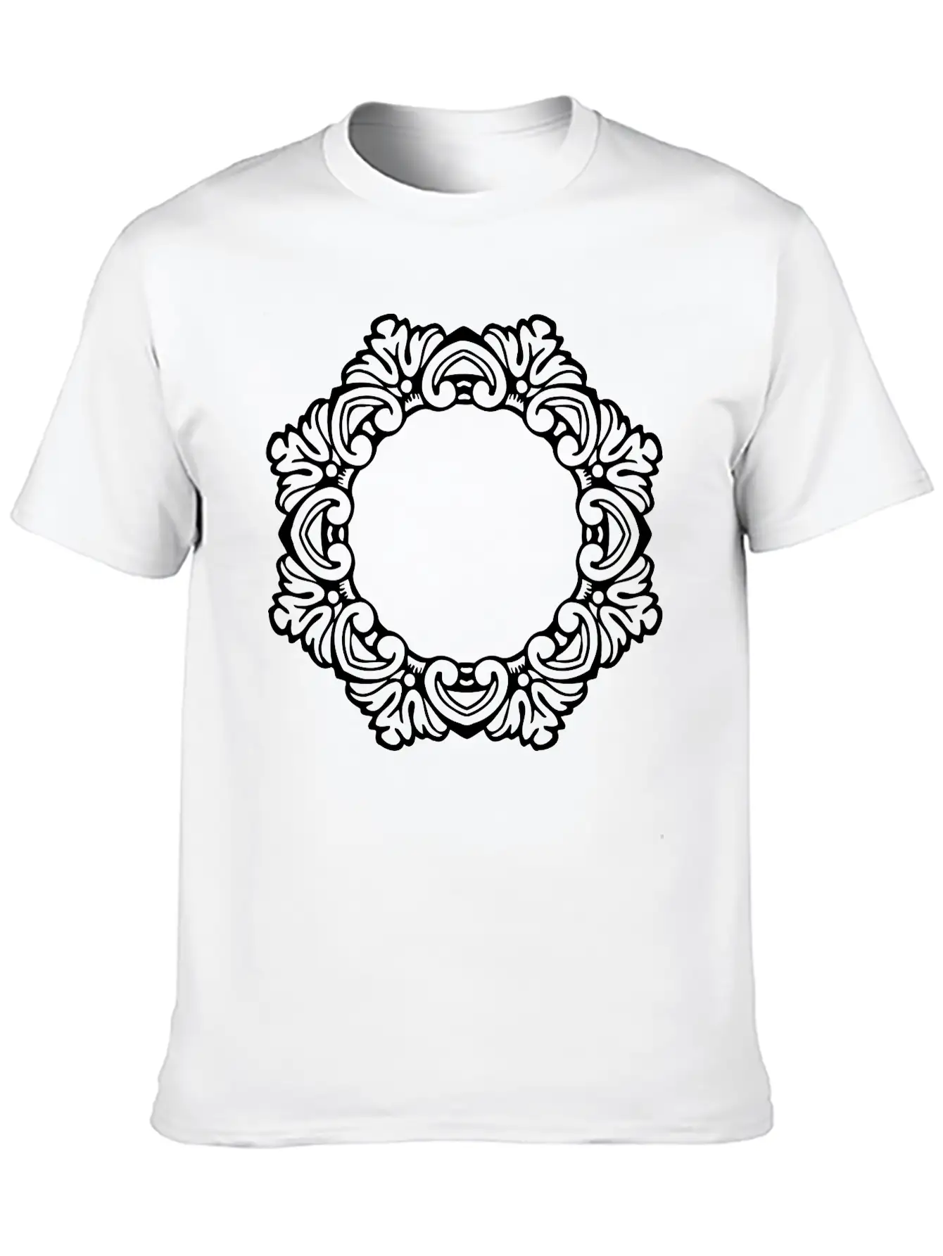 Ornate Frame 27 Unisex Casual T-Shirt – Clean Design For Daily Comfort