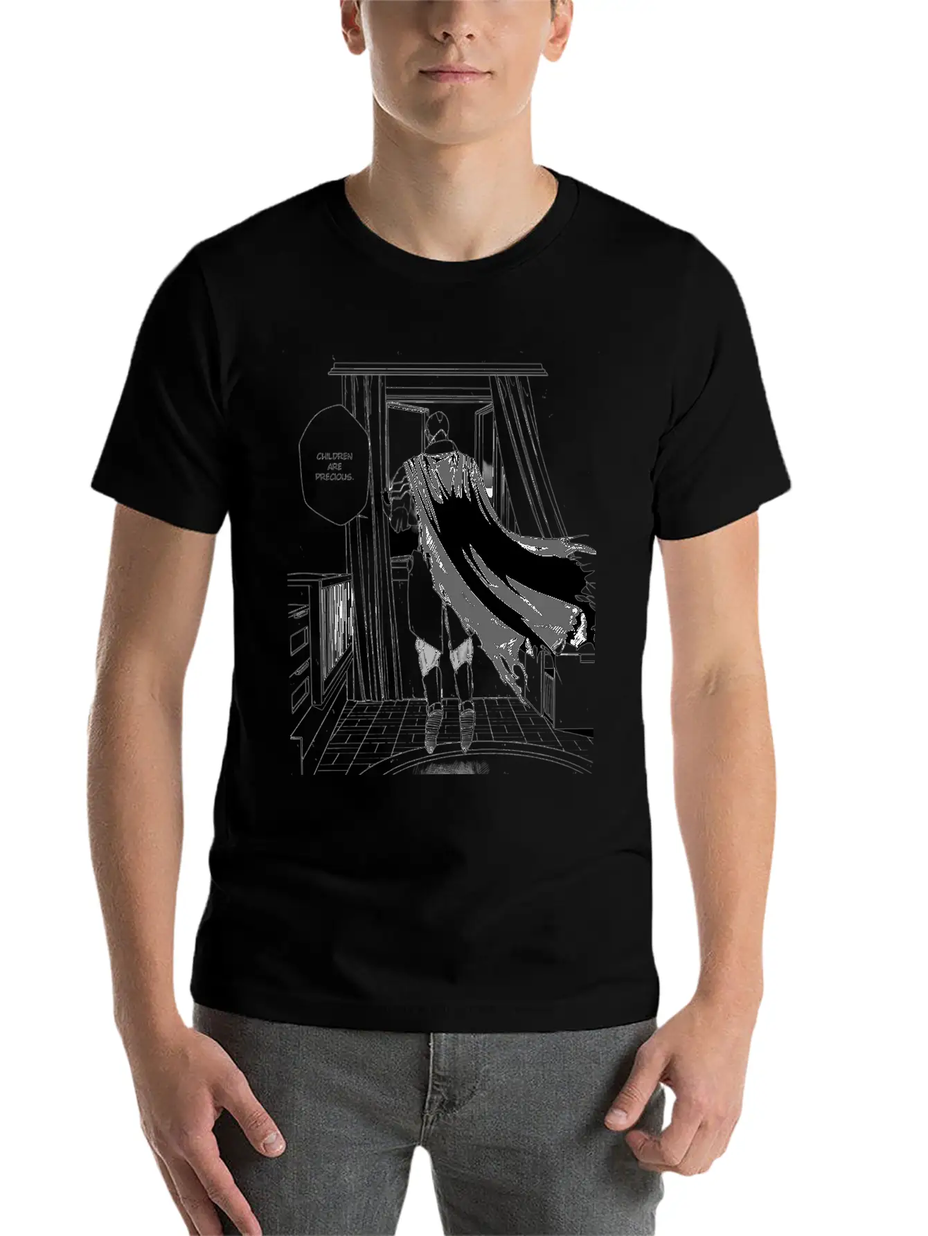 Orra "Children Are Precious" Classic Fit Graphic Tee For Daily Comfort – Unisex Cotton Shirt