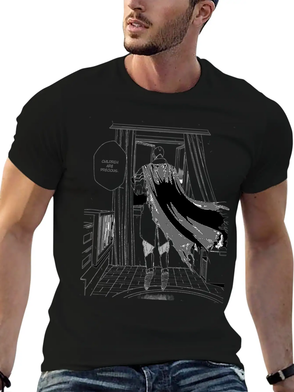 Orra "Children Are Precious" Classic Fit Graphic Tee For Daily Comfort – Unisex Cotton Shirt