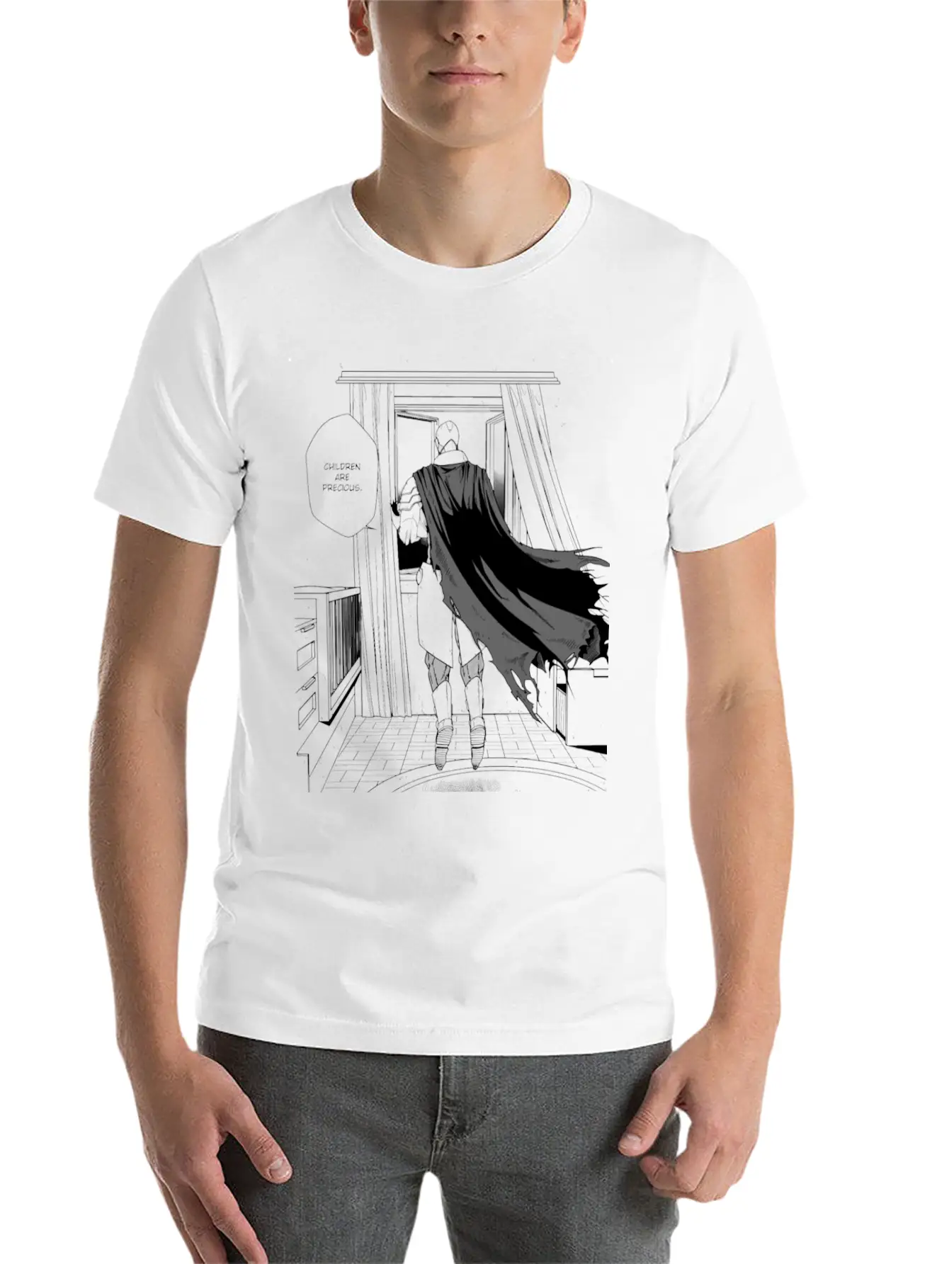 Orra "Children Are Precious" Classic Fit Graphic Tee For Daily Comfort – Unisex Cotton Shirt