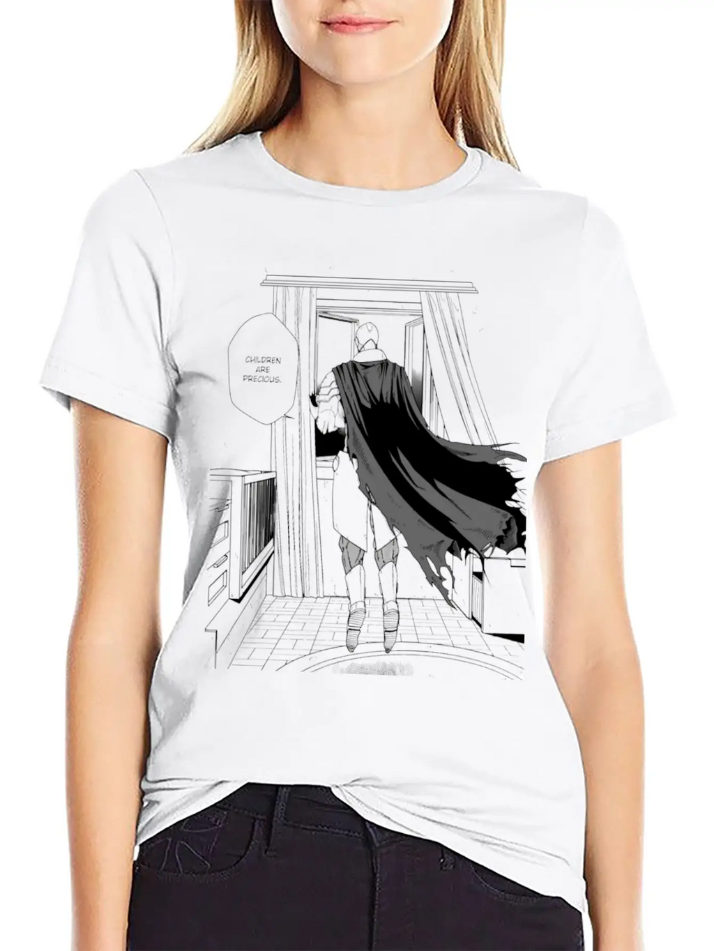 Orra "Children Are Precious" Classic Fit Graphic Tee For Daily Comfort – Unisex Cotton Shirt
