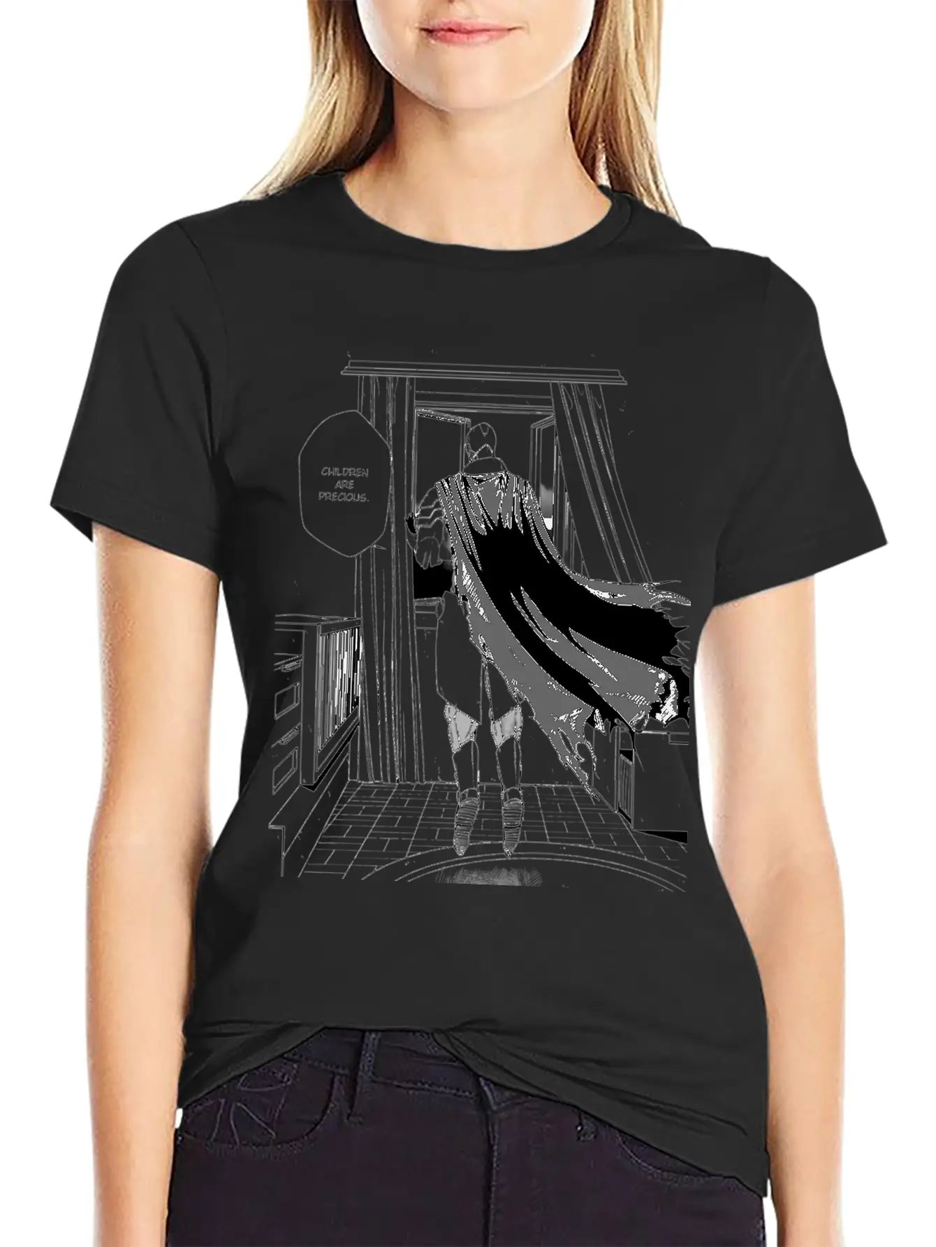 Orra "Children Are Precious" Classic Fit Graphic Tee For Daily Comfort – Unisex Cotton Shirt