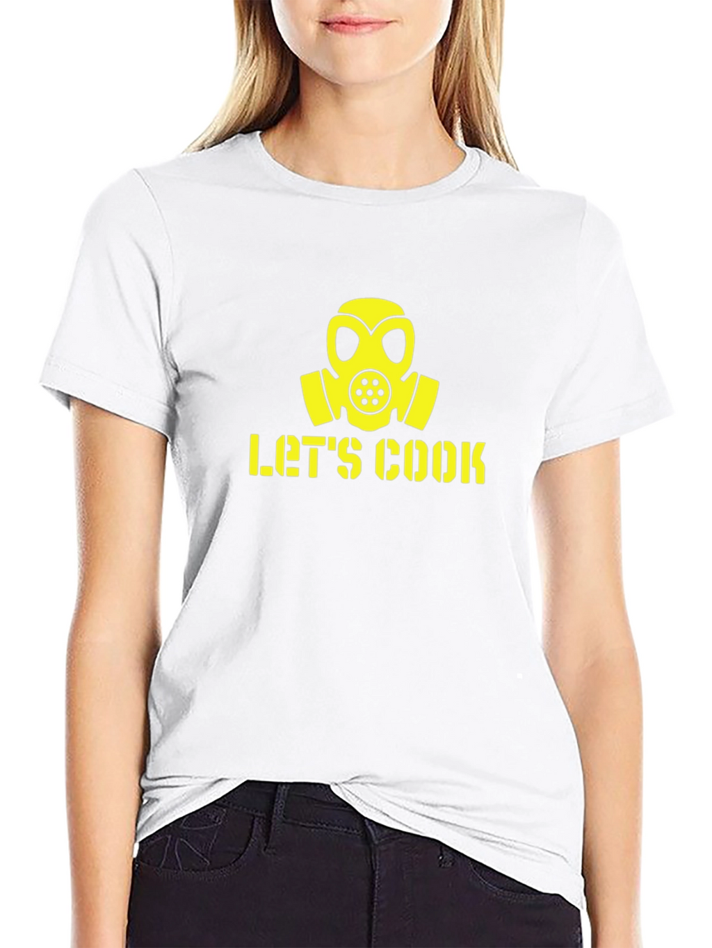 Lets Cook Gas Mask Graphic T-Shirt