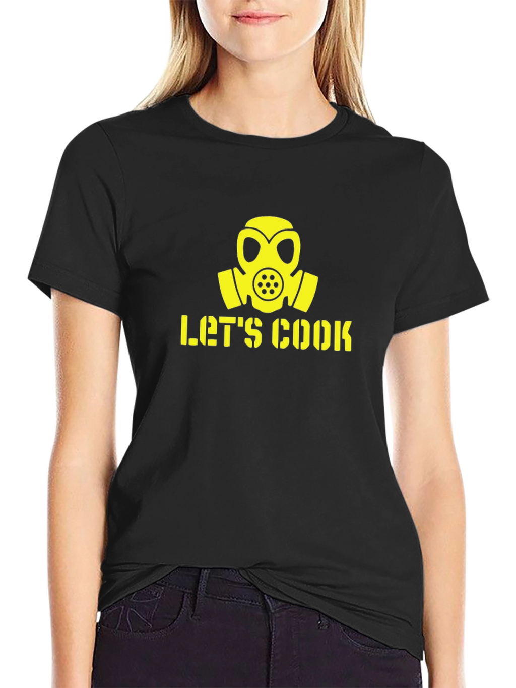 Lets Cook Gas Mask Graphic T-Shirt