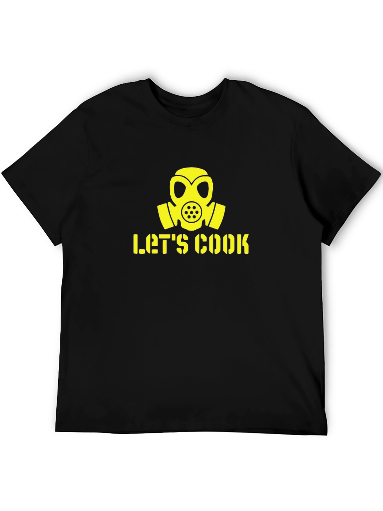 Lets Cook Gas Mask Graphic T-Shirt