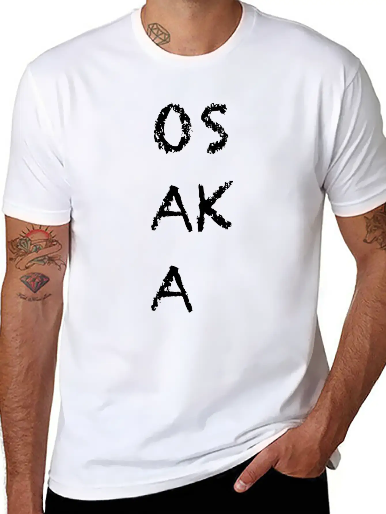 OSAKA Character Square Essential Cotton Tee For Daily Outfits – Unisex Style