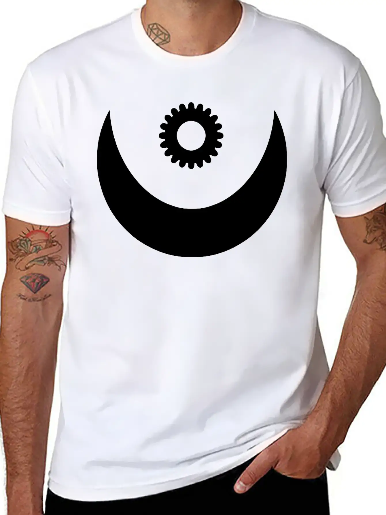 Osram Ne Nsoroma The Moon And The Star Breathable Graphic T-Shirt – Perfect For Casual Days