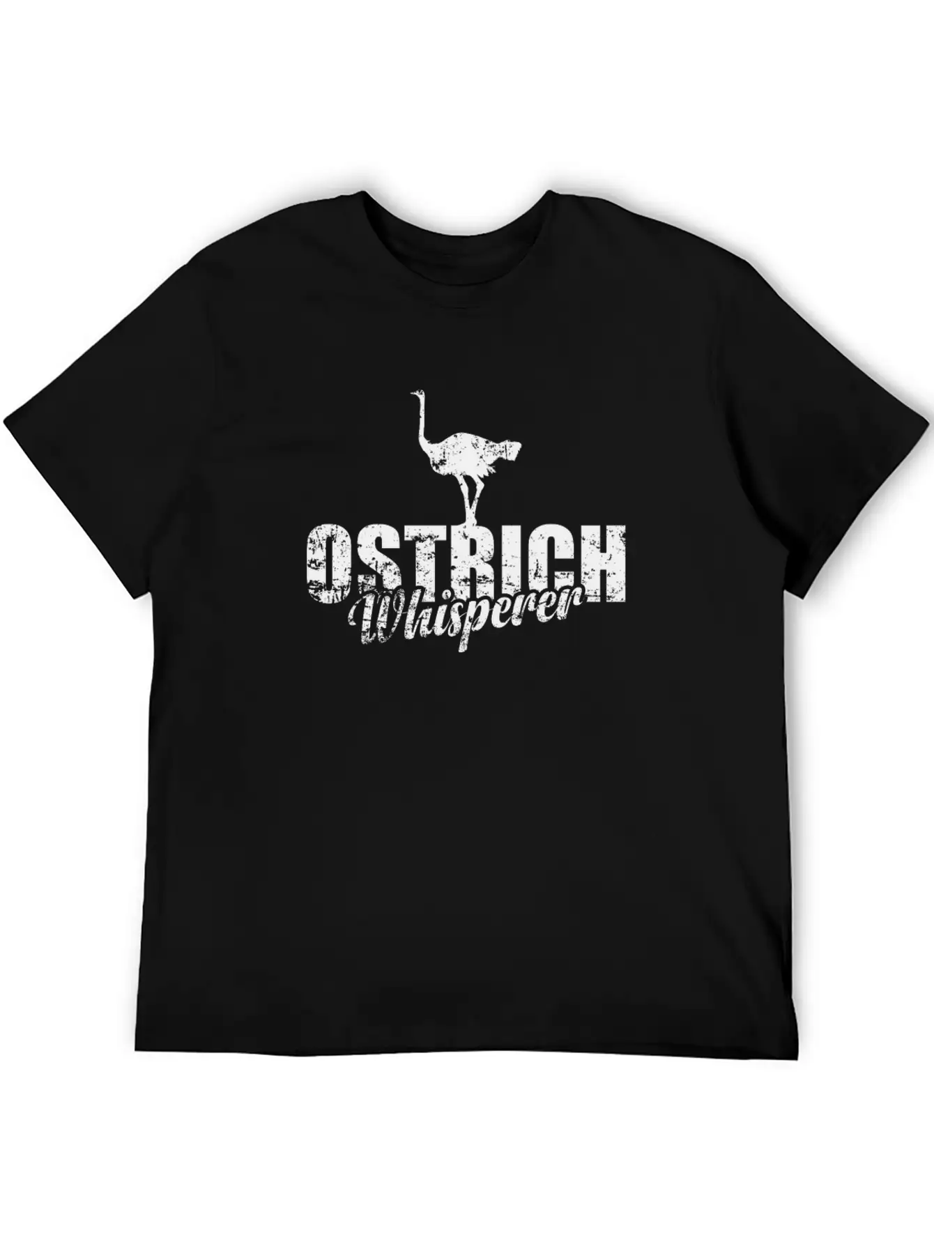 Ostrich Whisperer Ratite Ostrich Environment Unisex Casual T-Shirt – Clean Design For Daily Comfort
