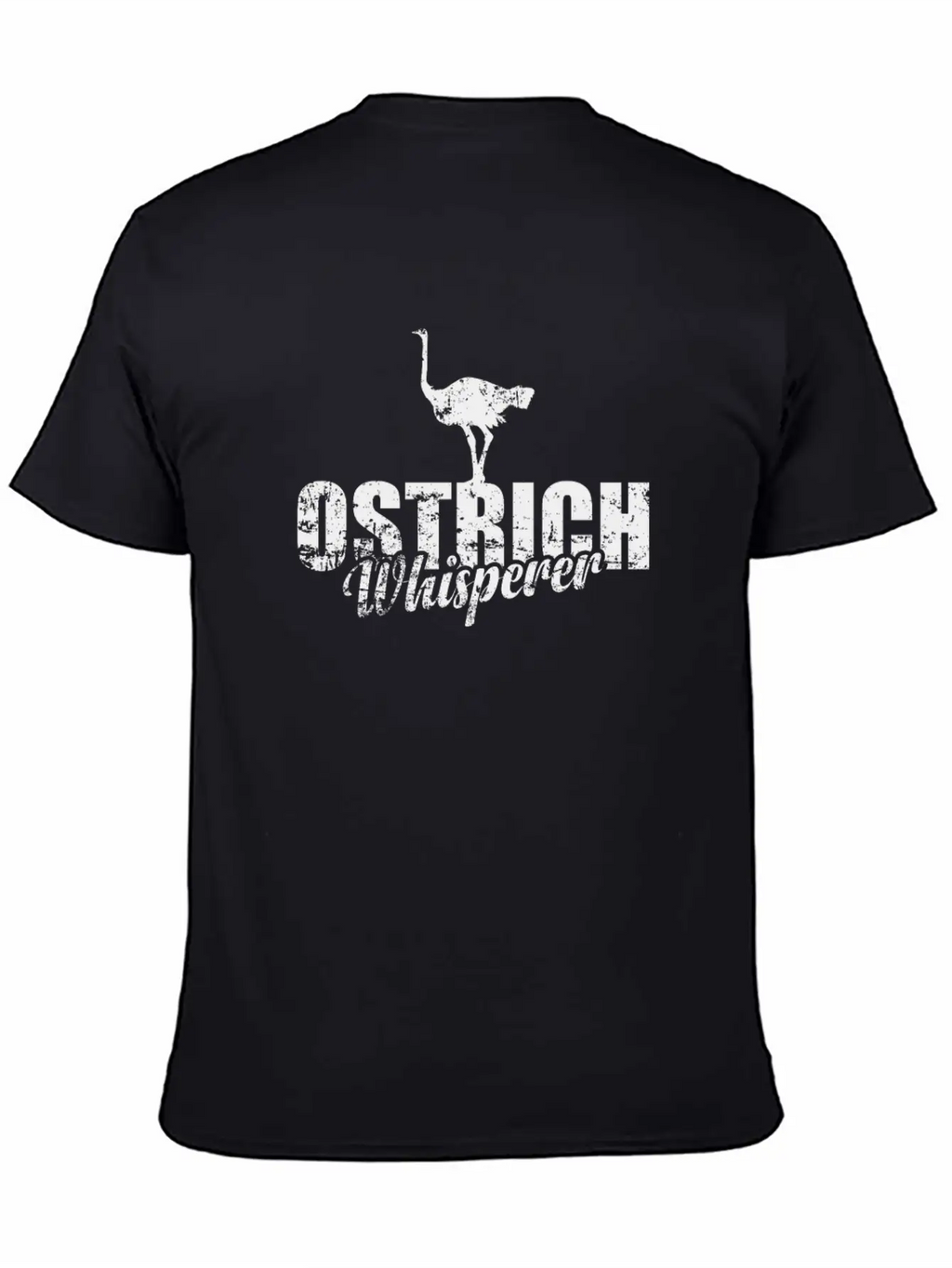 Ostrich Whisperer Ratite Ostrich Environment Unisex Casual T-Shirt – Clean Design For Daily Comfort