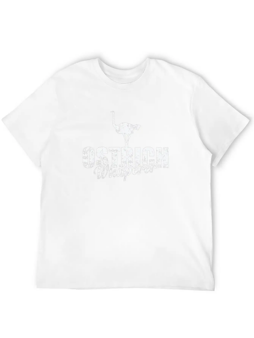 Ostrich Whisperer Ratite Ostrich Environment Unisex Casual T-Shirt – Clean Design For Daily Comfort