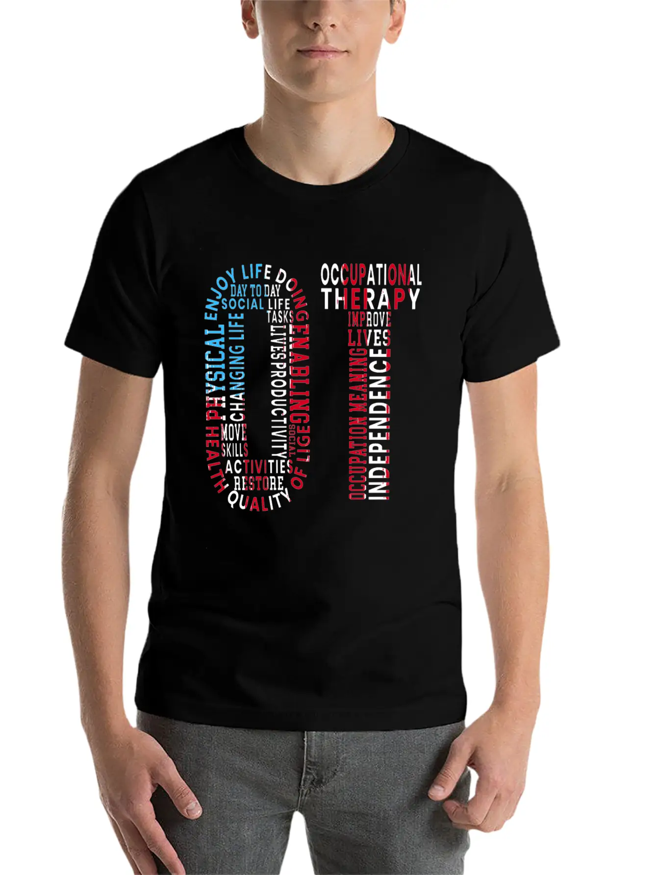 OT Occupational Therapy Medical Healthcare Unisex Casual T-Shirt – Clean Design For Daily Comfort