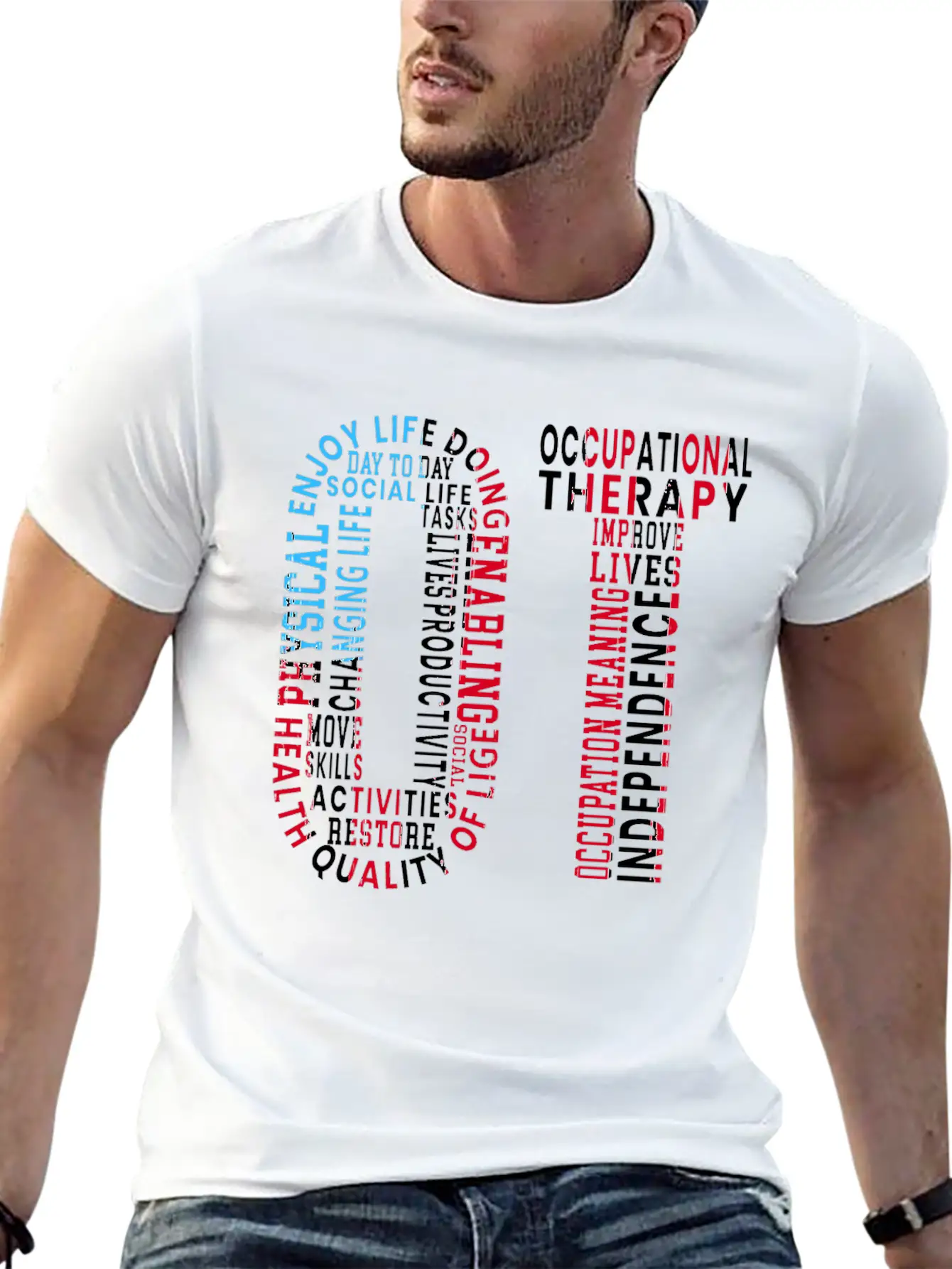 OT Occupational Therapy Medical Healthcare Unisex Casual T-Shirt – Clean Design For Daily Comfort
