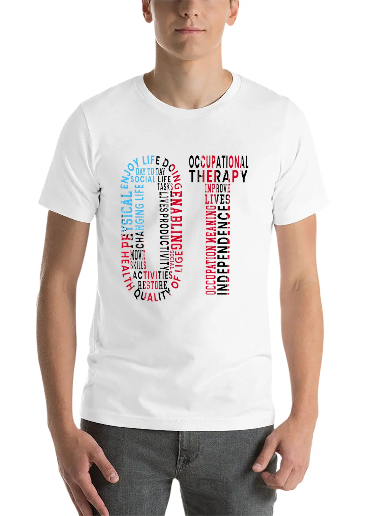 OT Occupational Therapy Medical Healthcare Unisex Casual T-Shirt – Clean Design For Daily Comfort