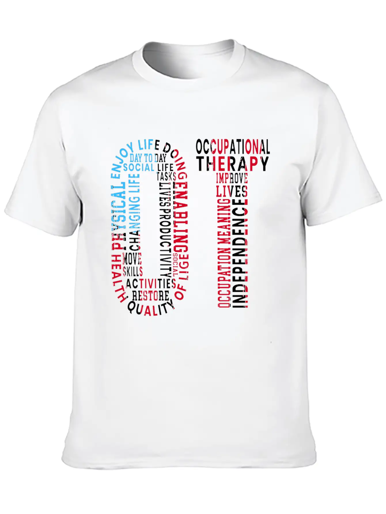 OT Occupational Therapy Medical Healthcare Unisex Casual T-Shirt – Clean Design For Daily Comfort