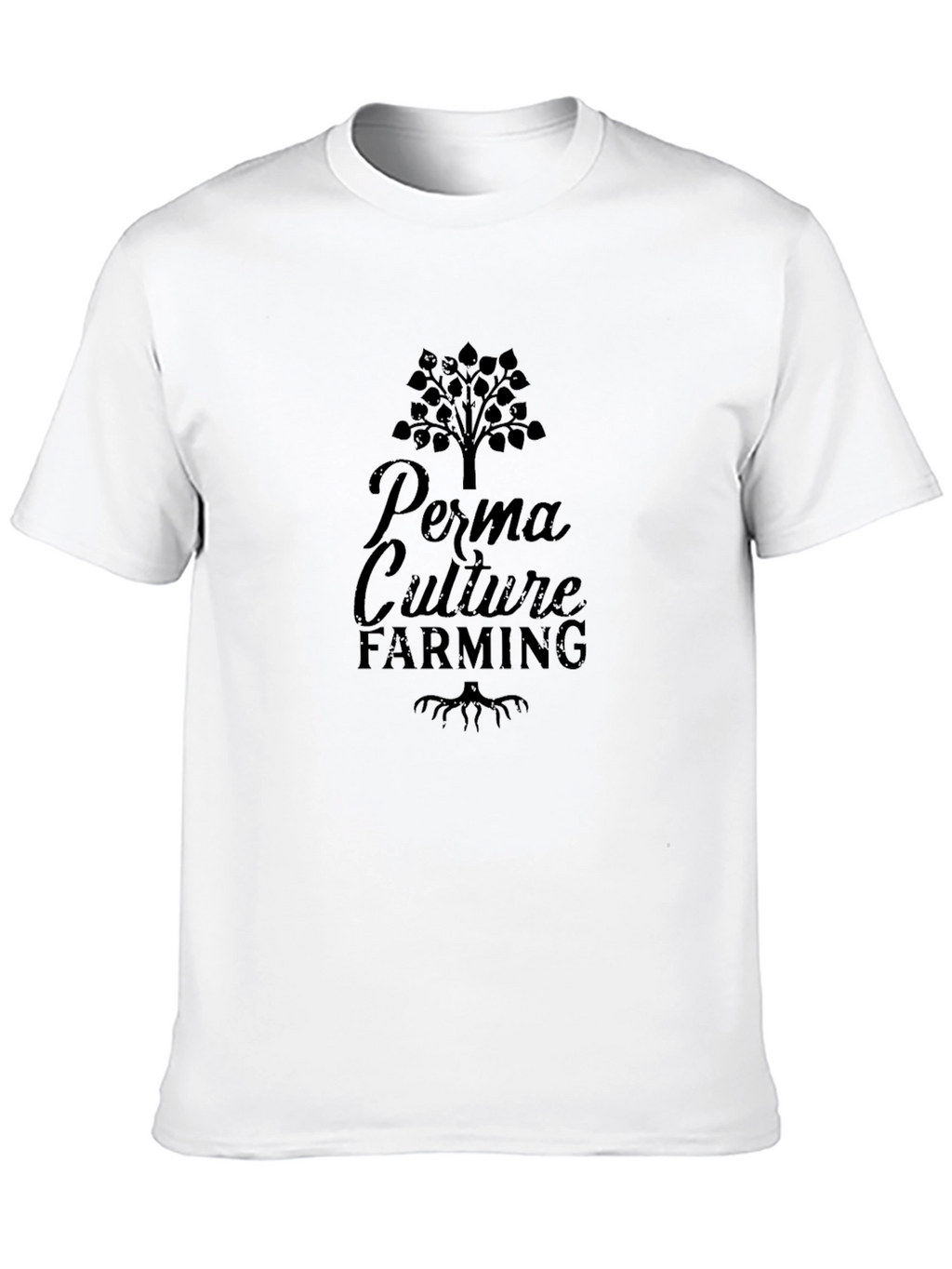 Permaculture Farming Graphic Tee - Black