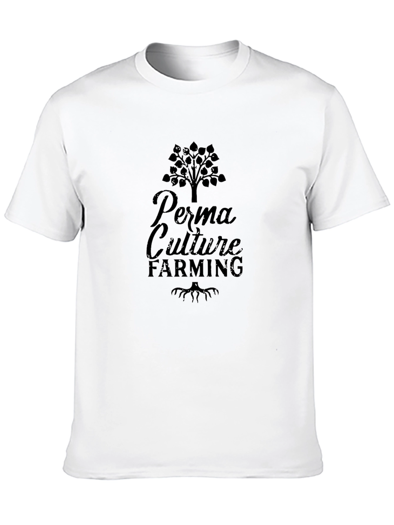 Permaculture Farming Graphic Tee - Black