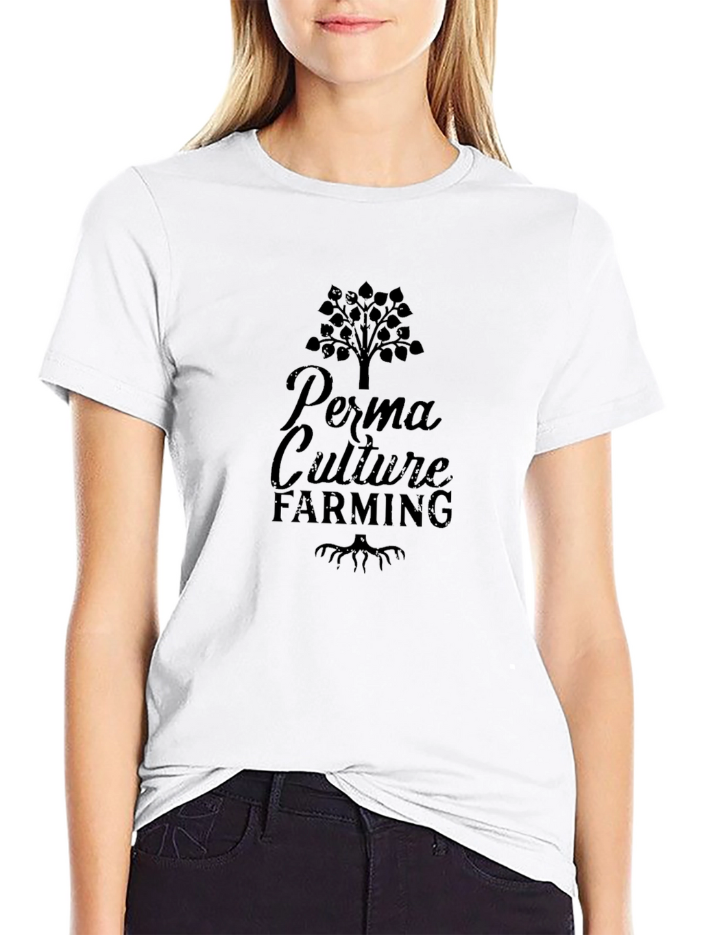 Permaculture Farming Graphic Tee - Black