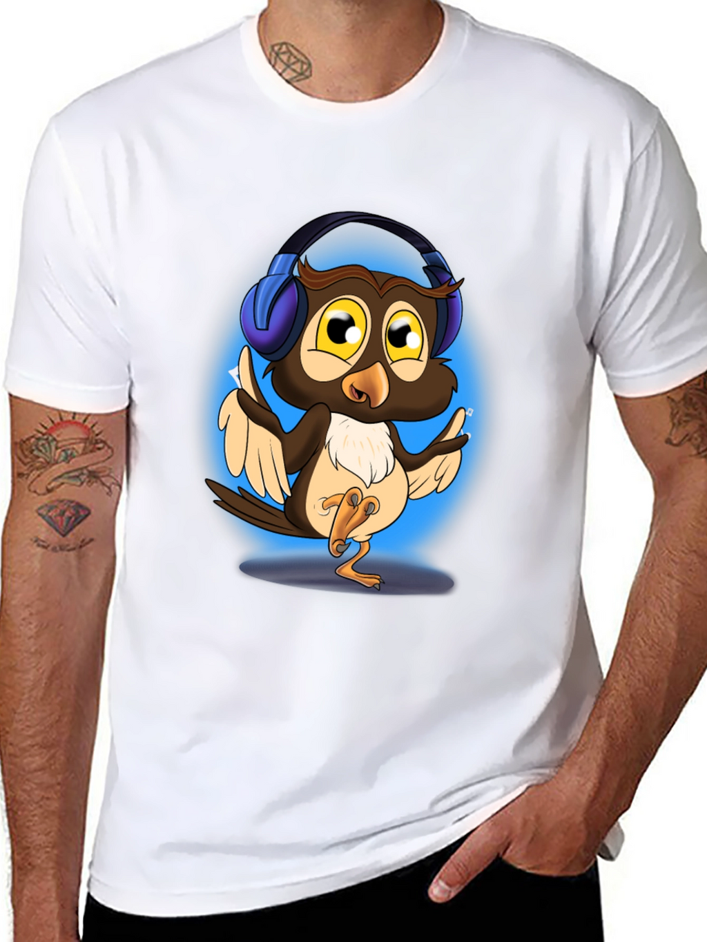 Cool Owl DJ T-Shirt