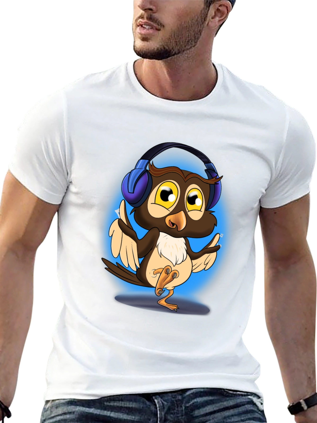 Cool Owl DJ T-Shirt