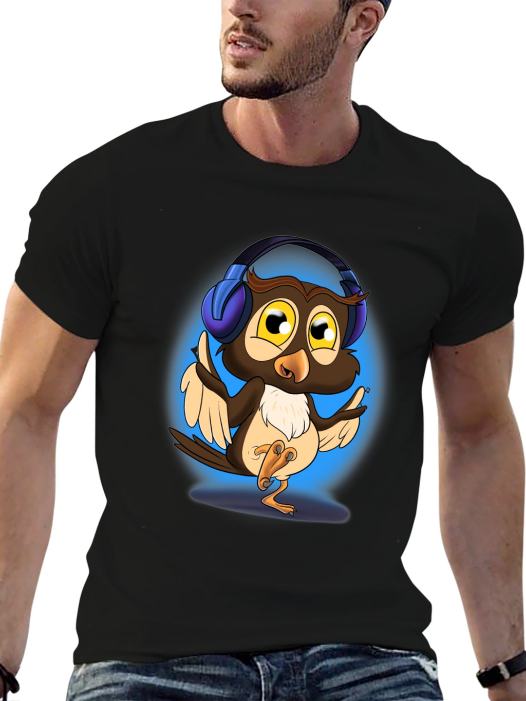 Cool Owl DJ T-Shirt