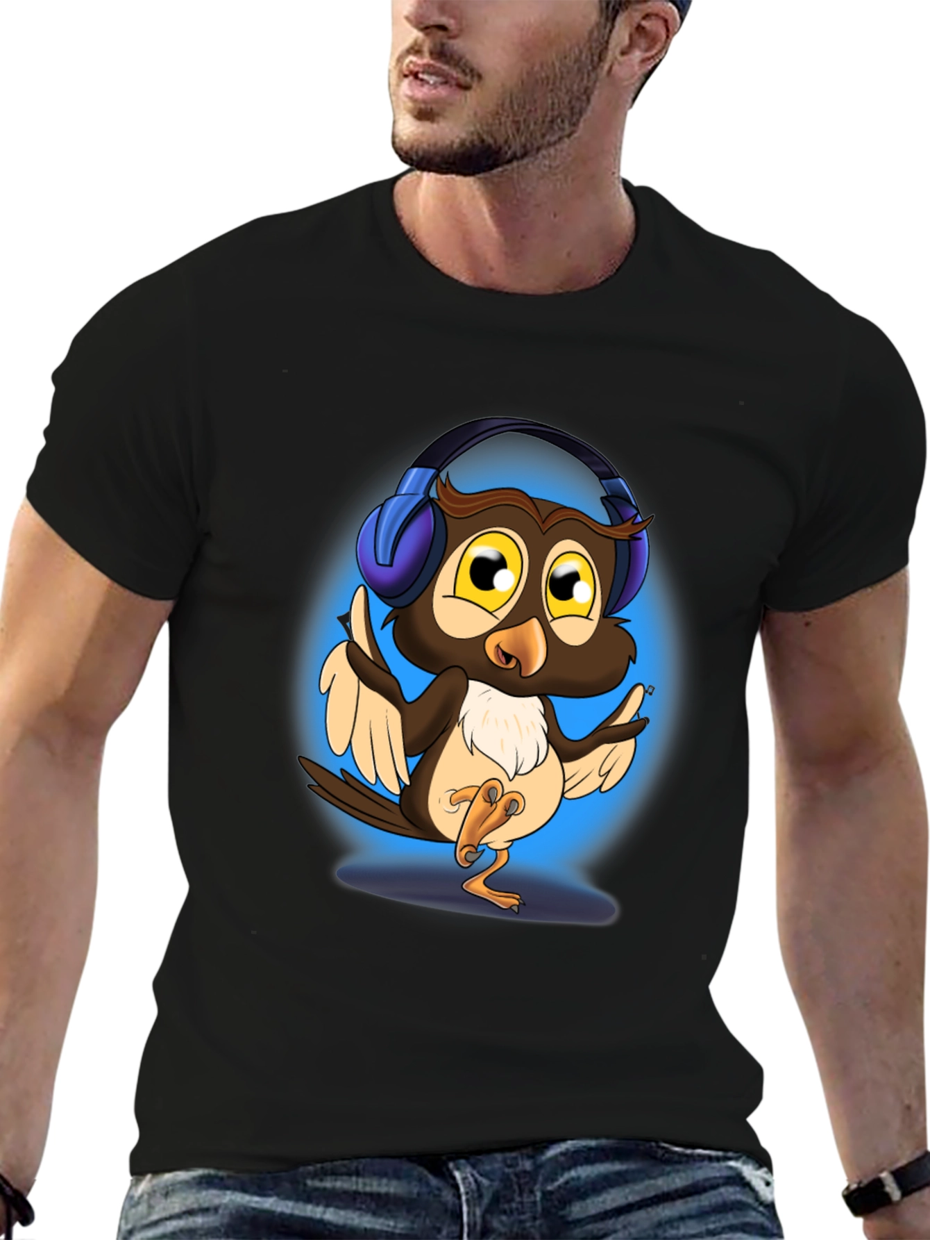 Cool Owl DJ T-Shirt