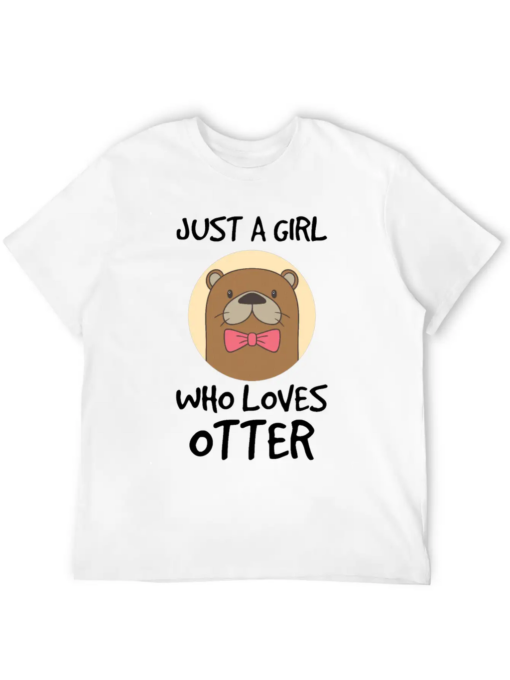 Otter Zoo Friendly Water Construction Family Trick Stylish Everyday T-Shirt – Unisex Basic Cotton Tee