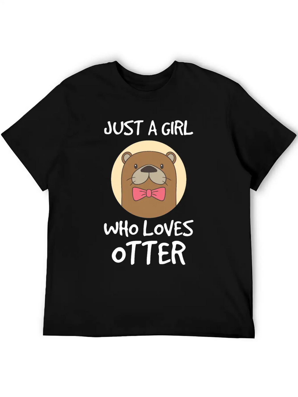 Otter Zoo Friendly Water Construction Family Trick Stylish Everyday T-Shirt – Unisex Basic Cotton Tee