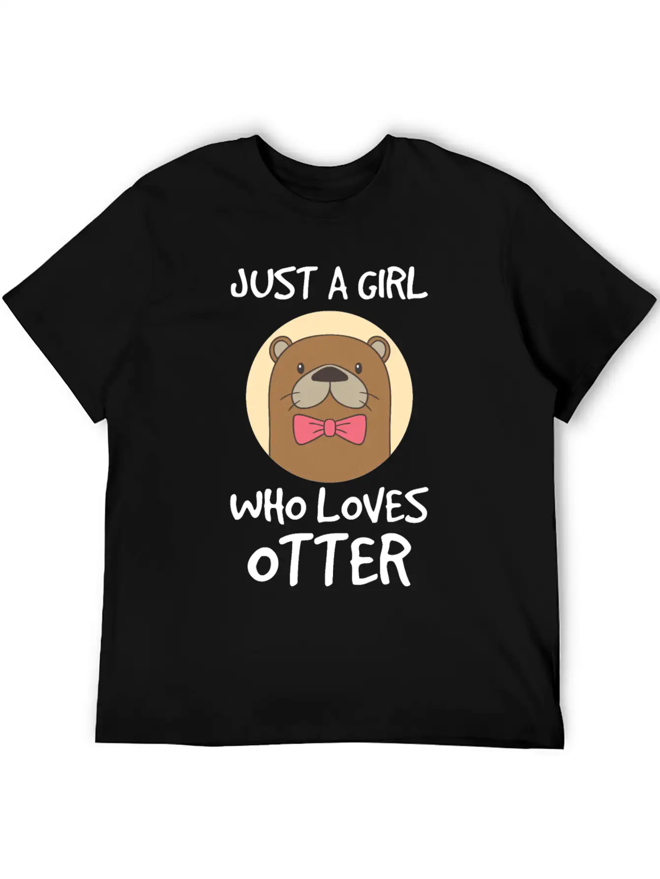 Otter Zoo Friendly Water Construction Family Trick Stylish Everyday T-Shirt – Unisex Basic Cotton Tee