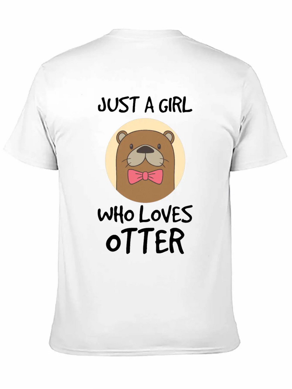 Otter Zoo Friendly Water Construction Family Trick Stylish Everyday T-Shirt – Unisex Basic Cotton Tee