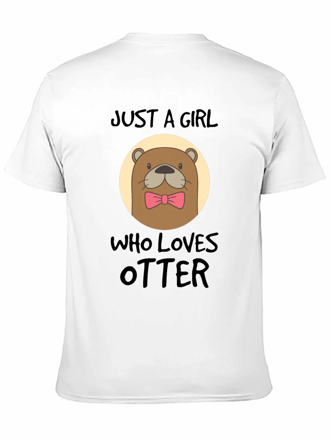Otter Zoo Friendly Water Construction Family Trick Stylish Everyday T-Shirt – Unisex Basic Cotton Tee